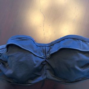 Black Freya bandeau with underwire